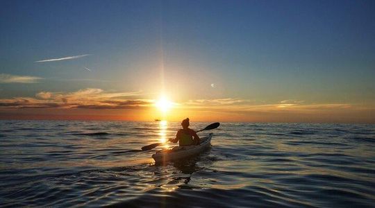 Poreč sunset sea kayaking tour
