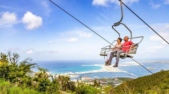 St Maarten Sky Explorer with 360° Caribbean Views
