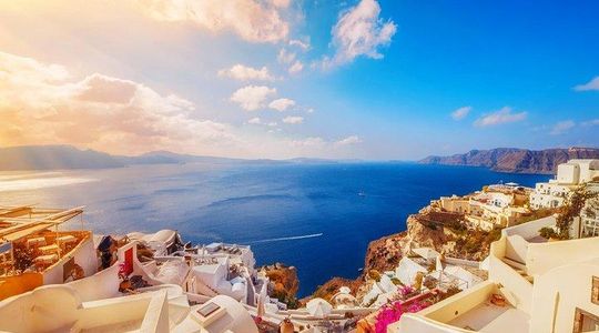 Sunset In Oia & Santorini Traditional Villages Bus Tour