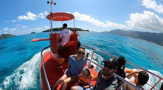 Semi Submarine Tour in Saint Anne Marine National Park