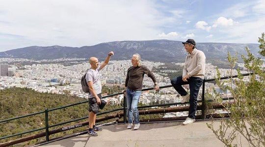 Conquering Mount Lycabettus!