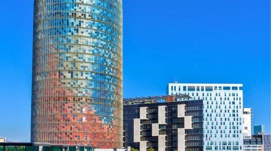 Barcelonas Observation Deck Mirador Torre Glories Ticket Audio