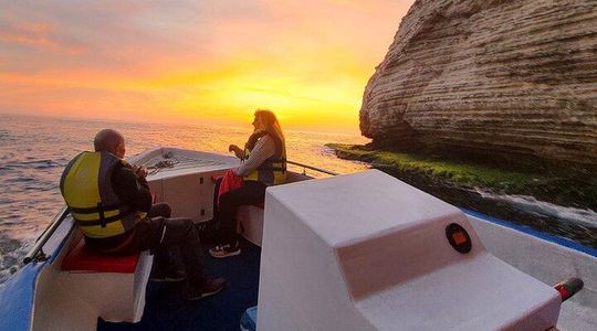 Pigeon Rocks Boat Ride Beirut (Raouche Rocks)