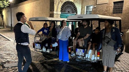 Rome golfcart tour , in the evening with hotel pick-up