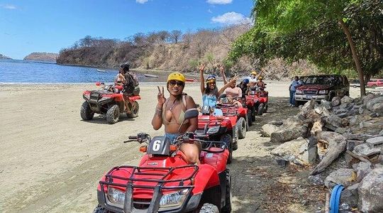 2h ATV Beach & Dirt Trails Adventure Tour