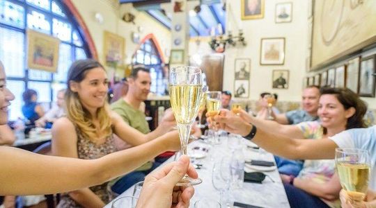 Barcelona E-Bike Small Group Tour with Tapas & Wine Tasting