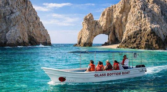 Cabo Glass Bottom Boat Arch Tour for Cruise Passengers