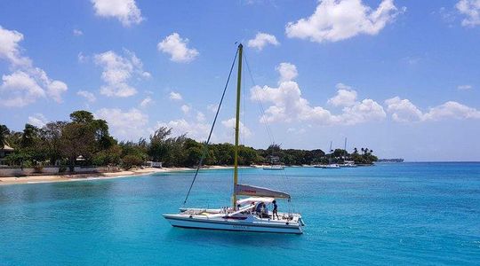 Shasa private catamran sailing cruise, Snorkel with turtles.