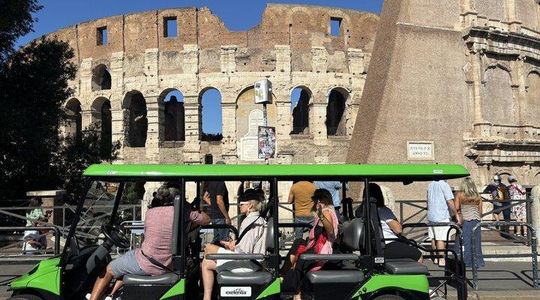 Rome Golf Cart Expedition Explore Iconic Sights in 2.5 Hours