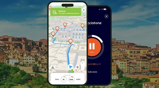 Siena Audio guided walking tour 1h15 and 20 audio comments