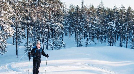 Private Wilderness Skiing Tour in Pyhätunturi With A Local Guide