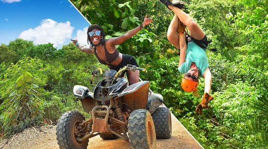 Jungle Adventure: ATV, Ziplines, Skyboard, and Cenote From Tulum