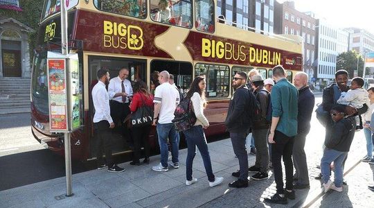 Dublin Shore Excursion, Live Guided Open-top, Hop-on Hop-off Sightseeing Tour