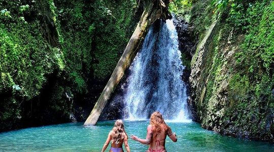 Annandale and Seven Sisters Waterfall with Grand Etang Lake