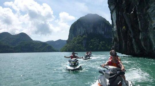 Langkawi Islands Jet Ski Tour Including Dayang Bunting Island