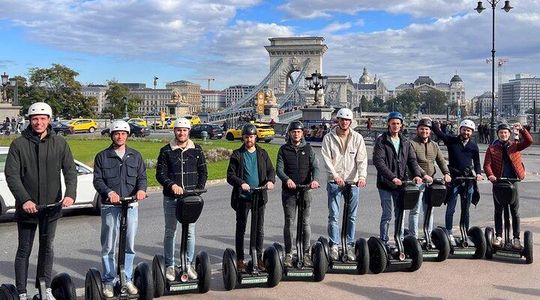 3 Hours Budapest Segway Grand City Tour Buda, Margaret and Pest