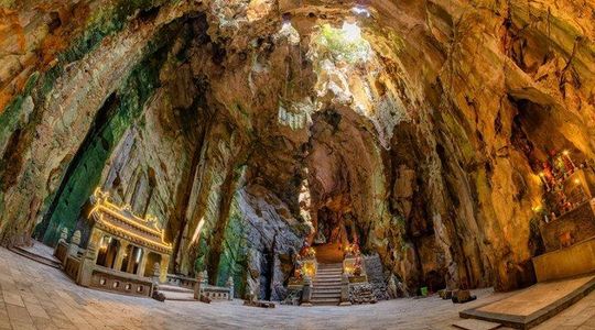 Da Nang Marble Mountains Bike Tour Experience