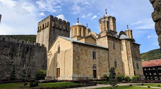 Fortified Manasija Monastery and Resava Cave Tour