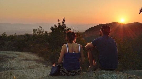 Sunset in the Apennines - Evening Lights and Forest Sounds