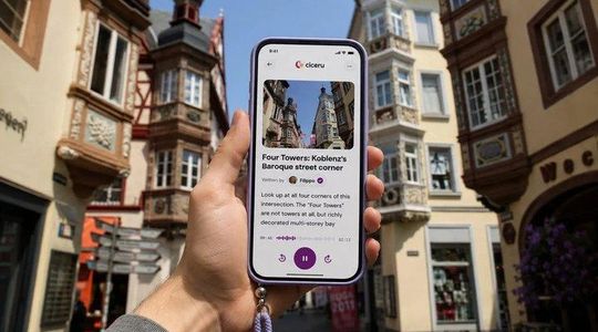 Koblenz Self Guided Walking Tour Deutsches Eck Audio and Quiz