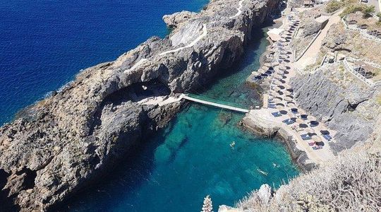 From Rethymno:Kourtaliotiko Gorge & Kalypso Village Private Tour