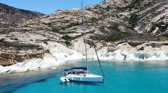 Sailingboat: Kleftiko & Poliegos Full Day with Lunch & Open bar