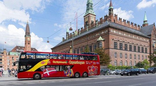 City Sightseeing Copenhagen HOHO Bus Tour + Optional Boat Add-On