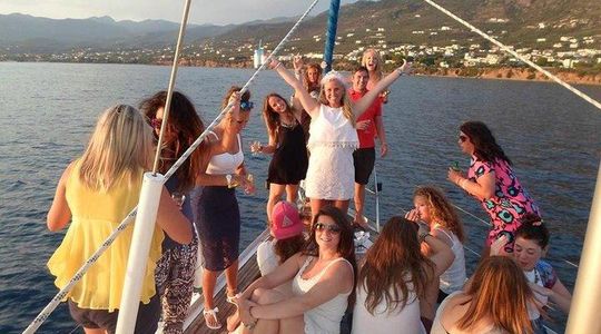 Private Sailing Yacht Events in Kalamata for Up to 23 Guests