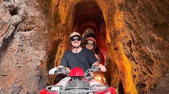 Kuber ATV Ubud Bali with Tunnel and Waterfall