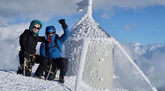 Reach the top of Slovenia in winter- Mount Triglav 2864m winter climb.