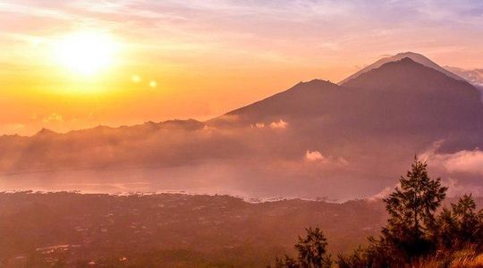 Mount Batur Golden sunrise Trekking