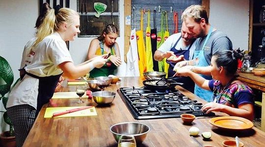 Antigua Market, Cooking Class and Choco Museum from Guatemala City