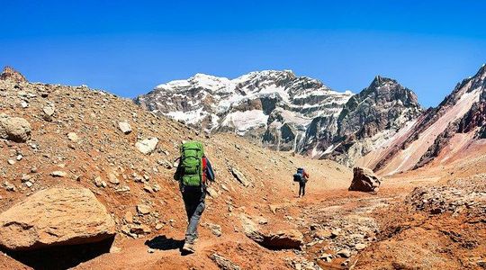 3 days trek to Plaza Francia in Aconcagua park