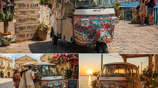 Photo tour by bee calessino between Taormina and Castelmola
