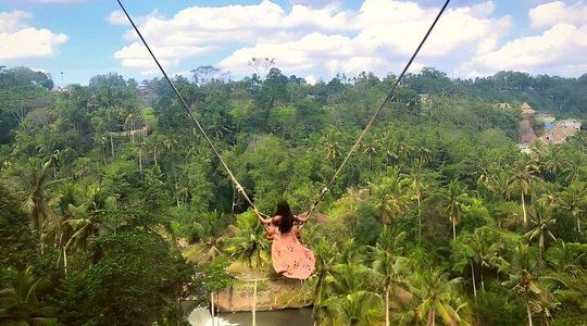 Ubud Tour with Jungle Swing and Waterfall Water Temple