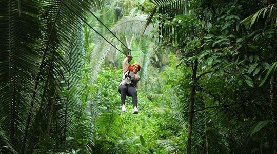 Cave Tubing and Jungle Zipline from Belize City with Lunch.