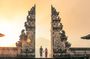 Bali Gate of Heaven Temple, Waterfall, Water Palace & Swing