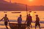 Da Nang Sunrise Cycling Tour Fishermen Life and Local Coffee
