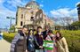 Hiroshima Walking: A-Bomb Dome, Museum, School, Tram