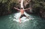 Cliff Jumping and Sliding at Aling Aling Waterfall