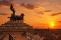 Vittoriano Rome Terrace Panoramic View and Palazzo Venezia Entry