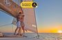 Santorini Platinum Catamaran Cruise with Meal, BBQ and Open Bar