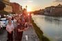 Florence Night Bike Tour with Wine and Aperitivo Picnic included