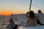 Santorini Sunset Sailing Cruise: Dinner, BBQ, Open Bar, Transfers