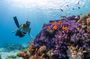 Bali Snorkeling Blue Lagoon with Underwater Camera