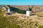 Toledo and the Quixote Mills from Madrid
