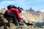 Trekking day in the mountains close to Bariloche