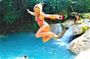 Blue Hole & Secret Falls Day-Trip with Shopping from Grand Palladium