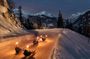Interlaken: Sunset Sledding Adventure & Swiss Cheese Fondue