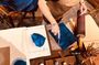 Print on Lake Como silk Art Class & Villa Melzi Gardens Visit